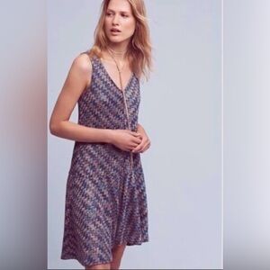 Maeve by Anthropologie chevron knit dress NEW!